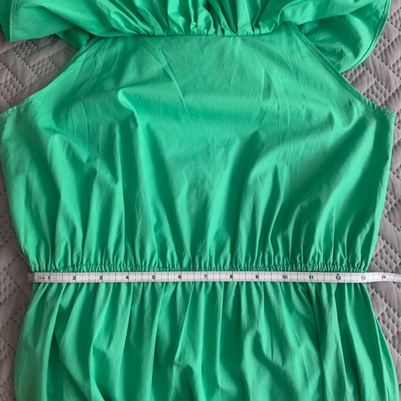 Poplin cotton summer maxi dress tired - Picture 6 of 10